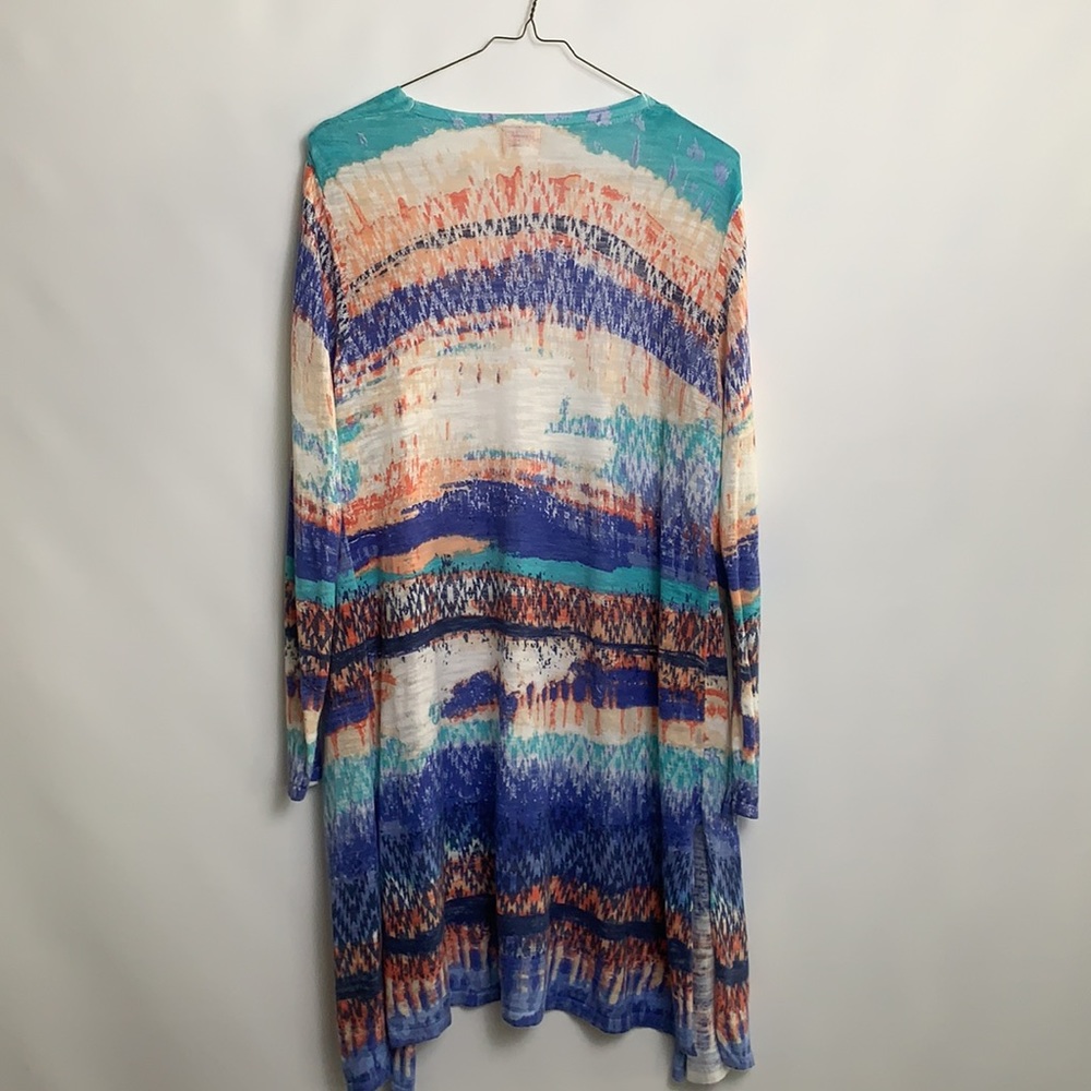 Ruby Rd. Cardigan Tunic Long Sweater - Picture 6 of 7